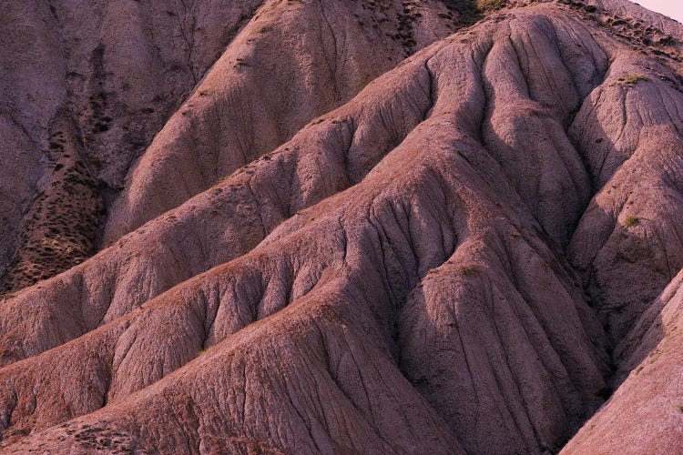 Red Eroded Mountainside