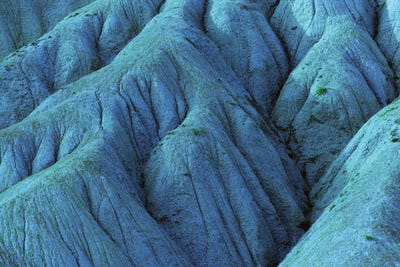 Blue Eroded Mountainside by Mike Kiev canvas print