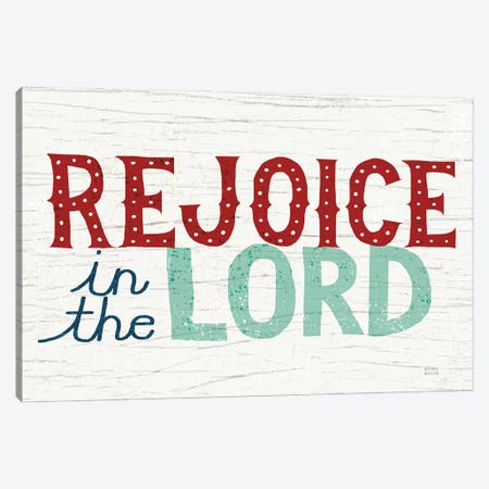 Holiday on Wheels - Rejoice in the Lord Canvas Print #MIM12} by Michael Mullan Canvas Wall Art