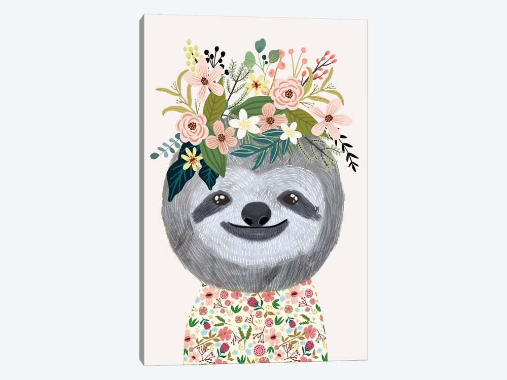 Sloth by Mia Charro 1-piece Art Print