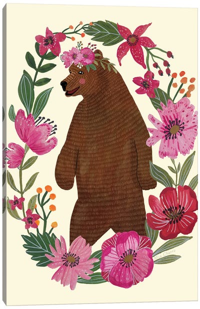 Bear Canvas Art Print - Pre-K & Kindergarten