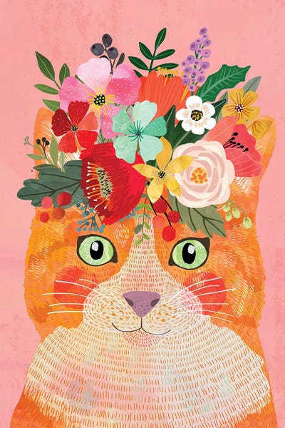 Cat Mystic by Mia Charro canvas print