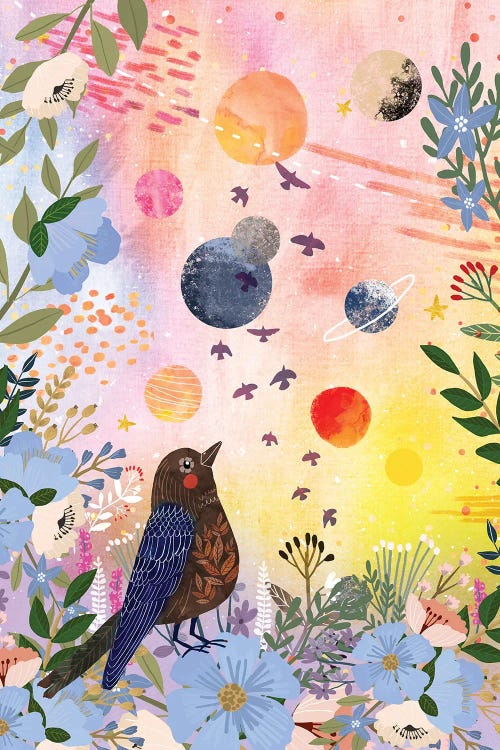 Garden Night by Mia Charro wall art