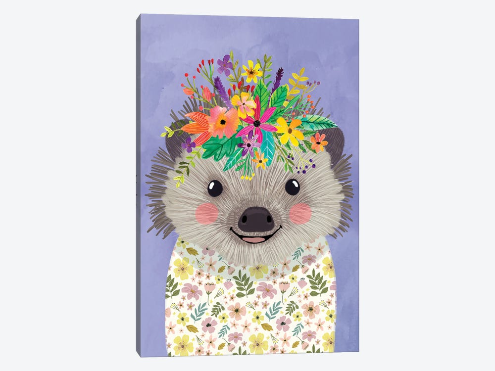 Hedgehog by Mia Charro 1-piece Canvas Artwork