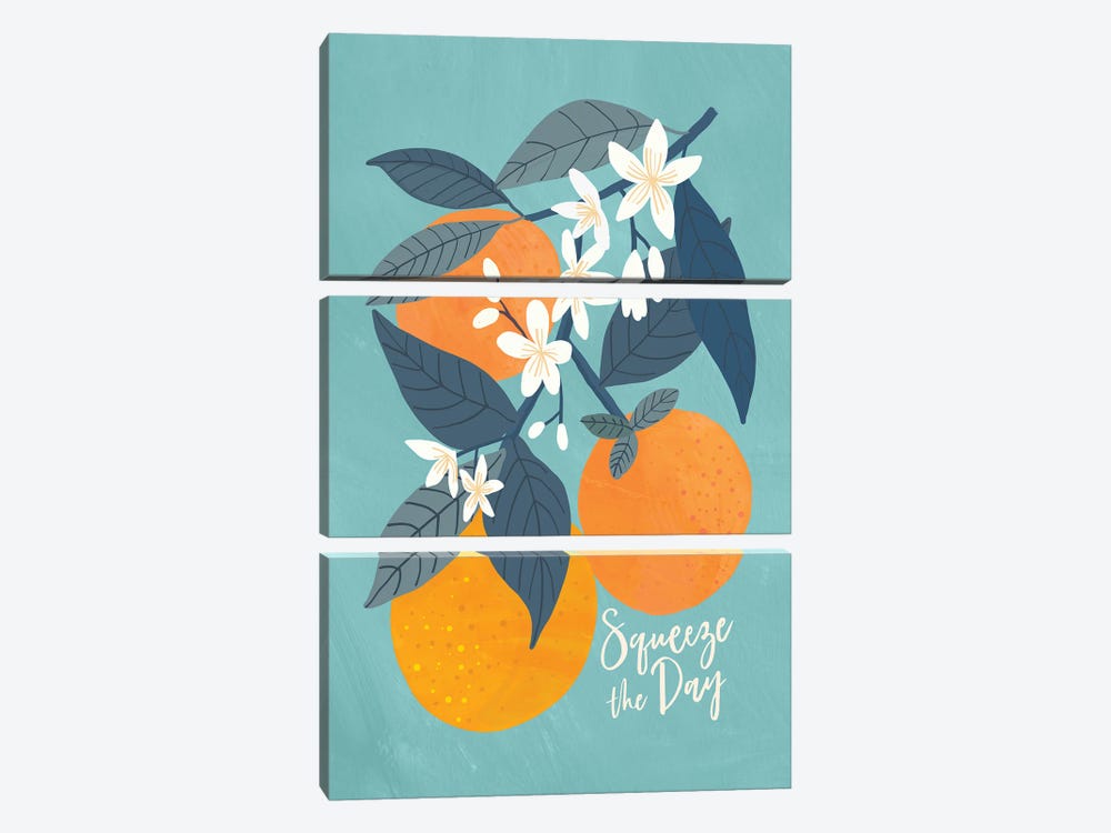 Oranges by Mia Charro 3-piece Canvas Print