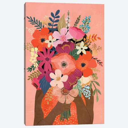 Bouquet Canvas Print #MIO160} by Mia Charro Canvas Print