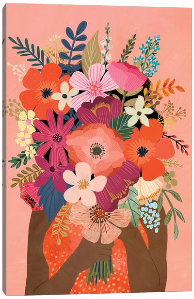 Bouquet Canvas Art Print - Mia Charro