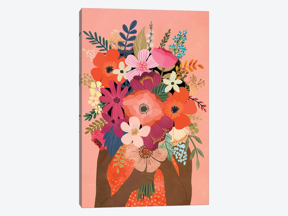 Bouquet by Mia Charro 1-piece Canvas Art Print