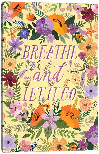Breathe Canvas Art Print - Mia Charro