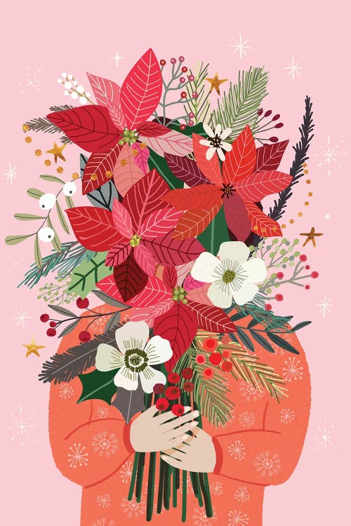 Christmas Bouquet by Mia Charro wall art