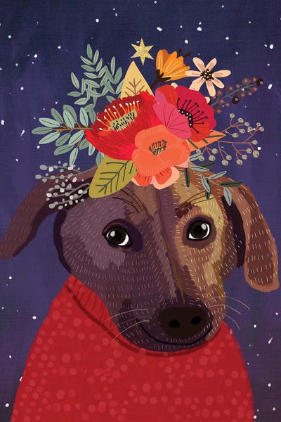 Doggy by Mia Charro multi panel art