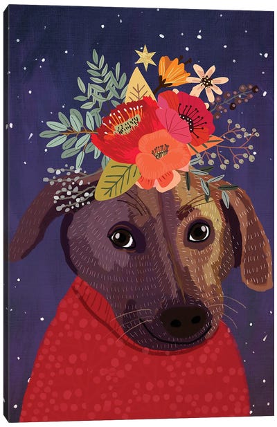 Doggy Canvas Art Print - Mia Charro