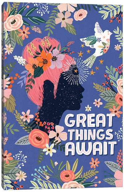 Great Things Canvas Art Print - Mia Charro