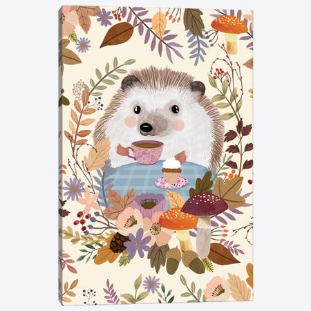 Hedgehog II Canvas Print #MIO174} by Mia Charro Canvas Print
