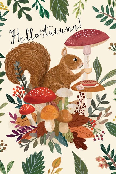 Squirrels: Squirrel II by Mia Charro