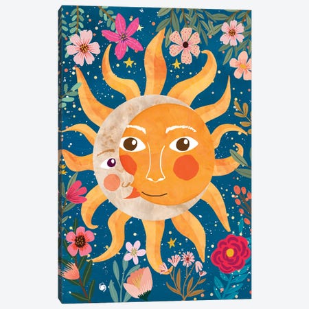 Sun And Moon Canvas Print #MIO191} by Mia Charro Canvas Art