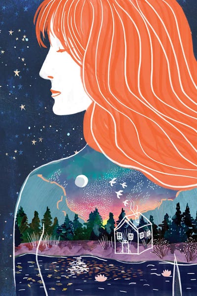 The Universe Inside by Mia Charro multi panel art