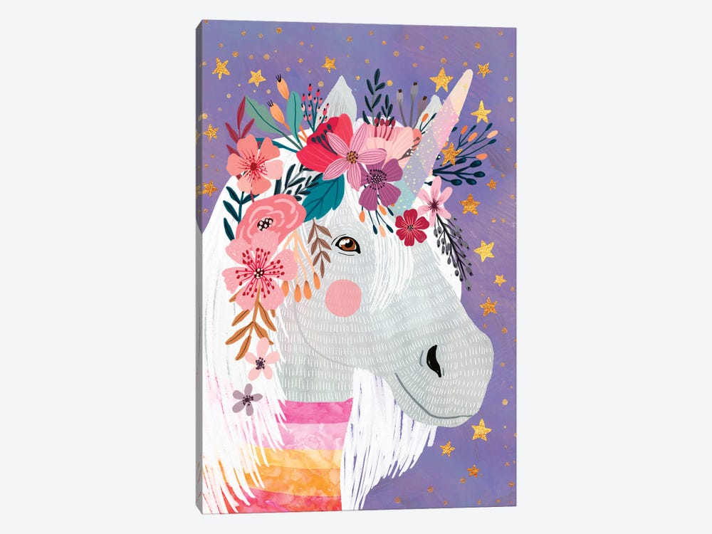 Unicorn II by Mia Charro 1-piece Canvas Print