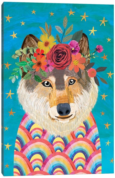 Wolf Canvas Art Print - Mia Charro