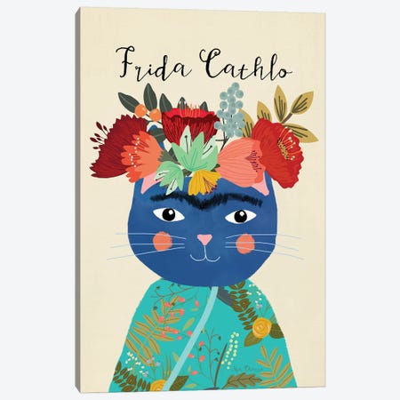 Frida Cathlo Canvas Print #MIO19} by Mia Charro Canvas Art