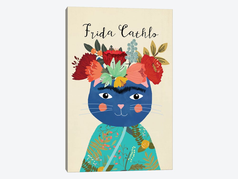 Frida Cathlo by Mia Charro 1-piece Canvas Art