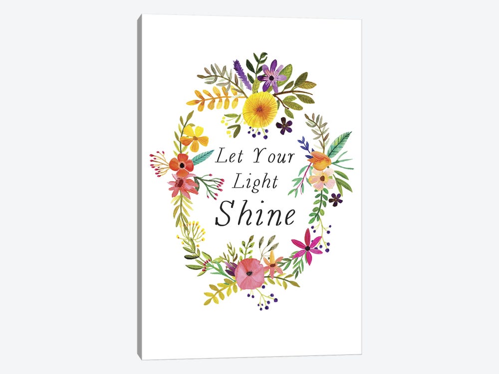 Let Your Light Shine by Mia Charro 1-piece Canvas Wall Art