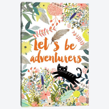 Let´s Be Adventurers II Canvas Print #MIO28} by Mia Charro Canvas Art Print