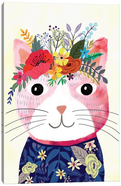 Mafi The Cat Canvas Art Print - Kids Inspirational Art