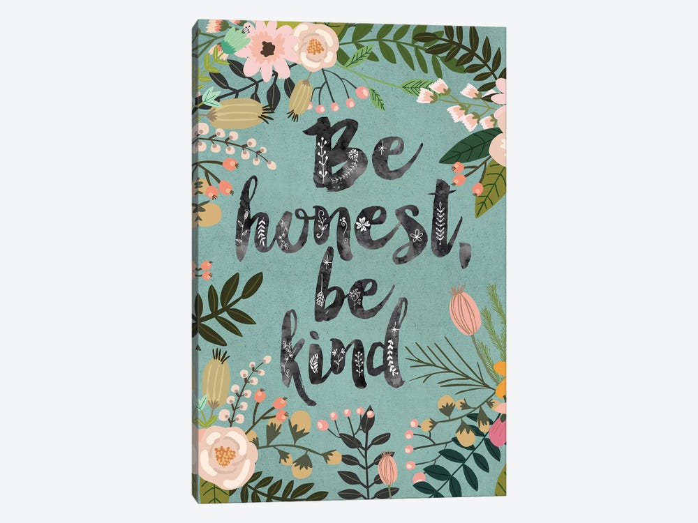 Be Honest, Be Kind by Mia Charro 1-piece Canvas Wall Art