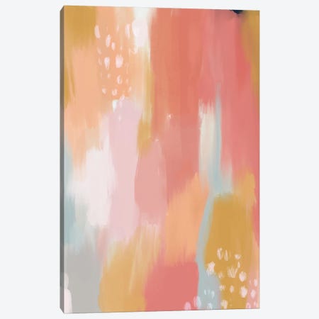 Pink Sky Canvas Print #MIO41} by Mia Charro Art Print