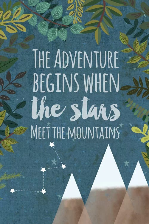 The Adventure Begins by Mia Charro wall art