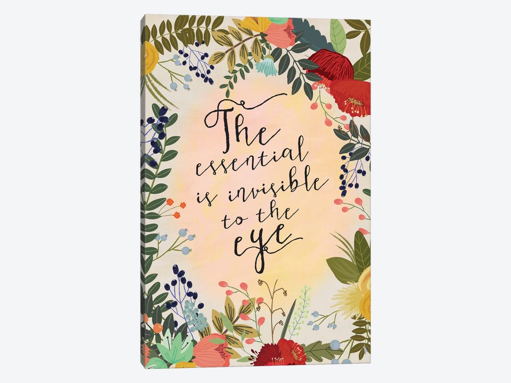 The Essential Is… by Mia Charro 1-piece Canvas Art Print
