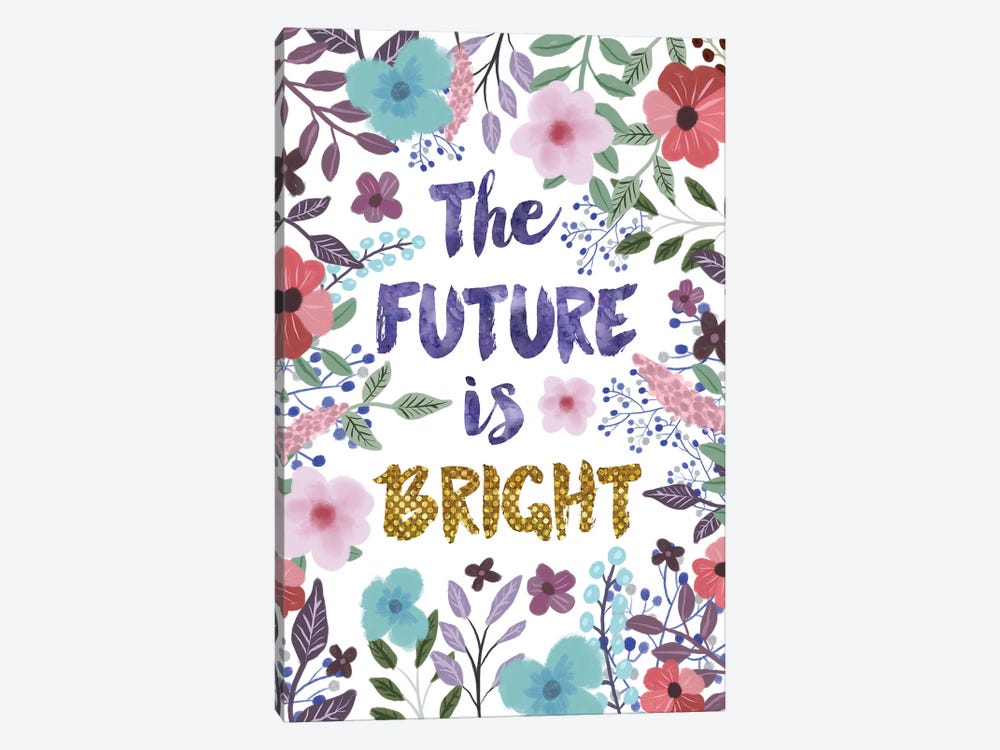 The Future Is Bright by Mia Charro 1-piece Canvas Art