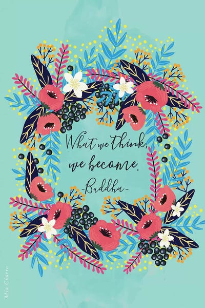 What We Think by Mia Charro multi panel art