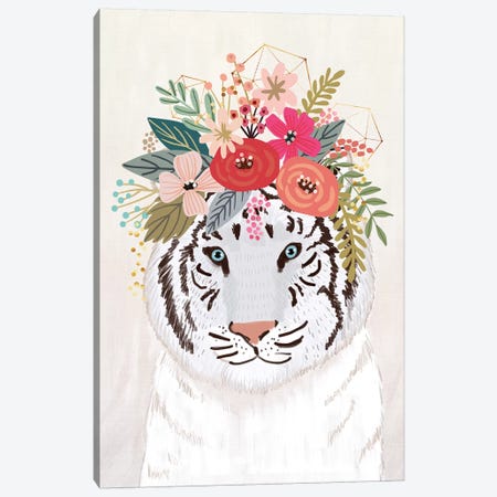 White Tiger Canvas Print #MIO56} by Mia Charro Canvas Print