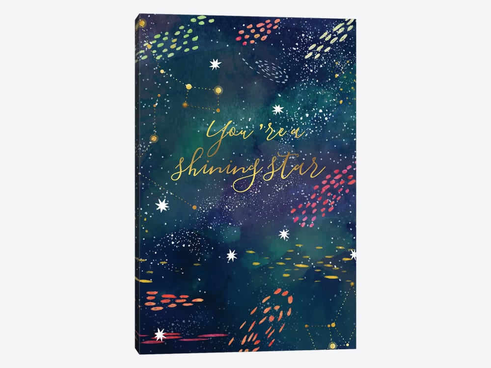 You Are A Shining Star by Mia Charro 1-piece Canvas Artwork