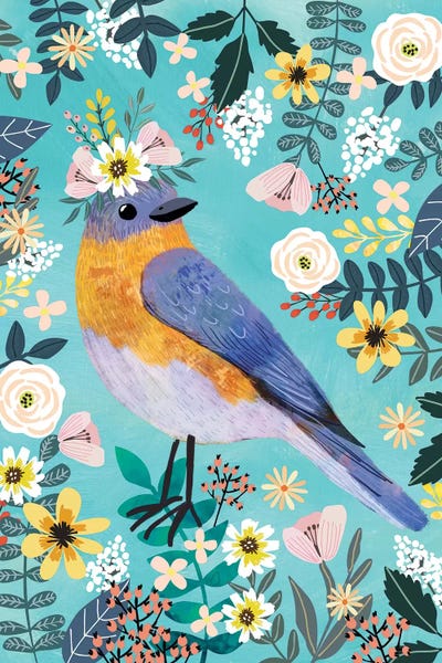 Bluebird by Mia Charro canvas print