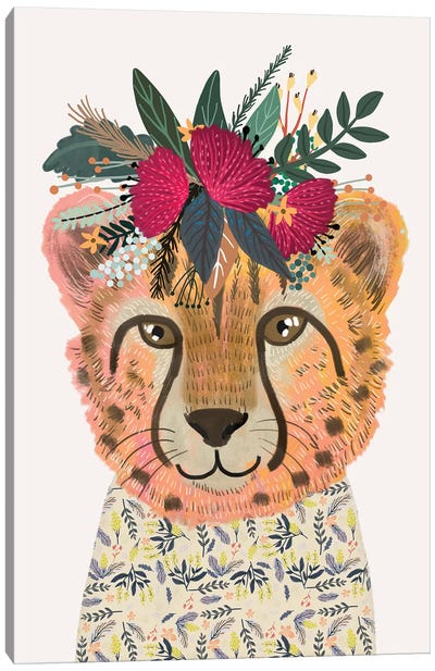Cheetah Canvas Art Print - Mia Charro
