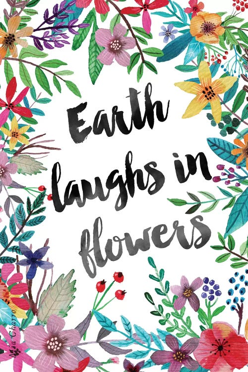 Earth Laughs In Flowers I by Mia Charro wall art