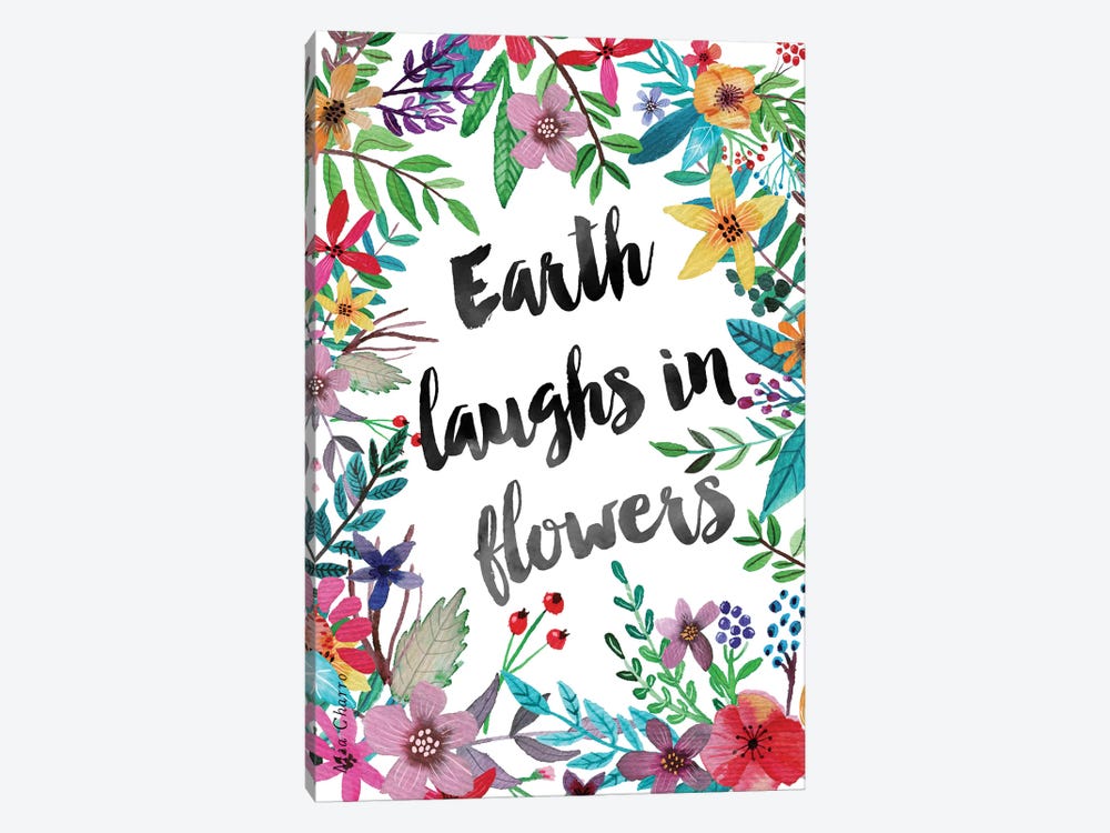 Earth Laughs In Flowers I by Mia Charro 1-piece Canvas Art
