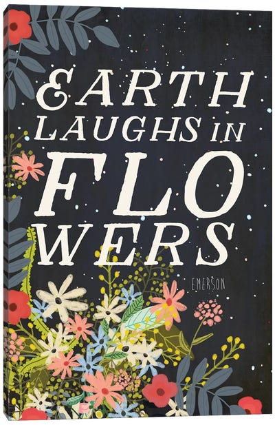 Earth Laughs In Flowers II Canvas Art Print - Bohemian Flair 