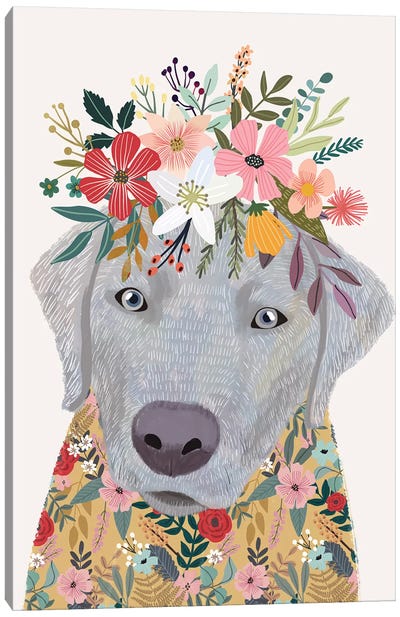 Labrador Canvas Art Print - Mia Charro