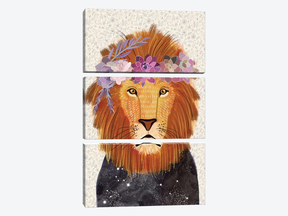 Lion by Mia Charro 3-piece Art Print