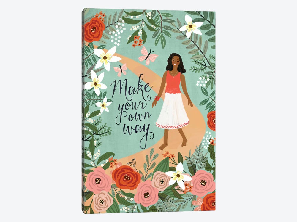 Make Your Own Way by Mia Charro 1-piece Canvas Wall Art