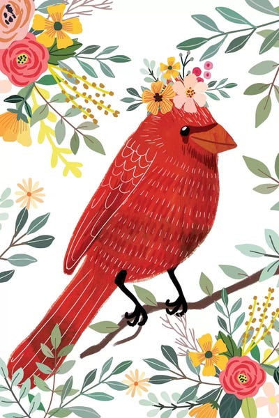 Cardinals: Red Bird by Mia Charro