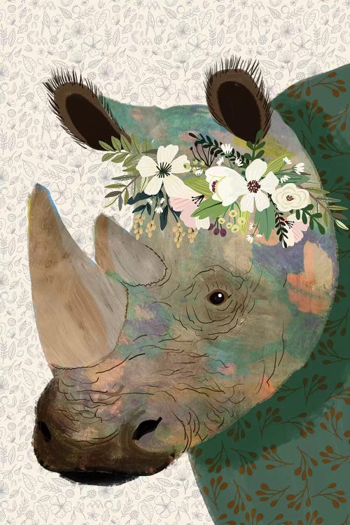 Rhino by Mia Charro wall art