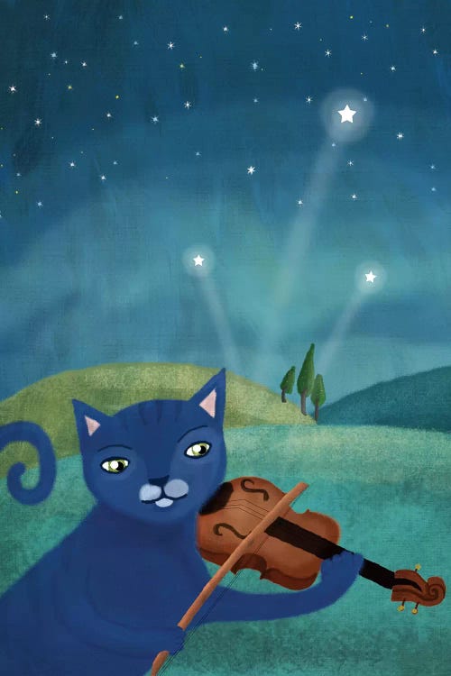 Cat And Violin