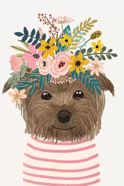 Yorkshire Flowers by Mia Charro canvas print