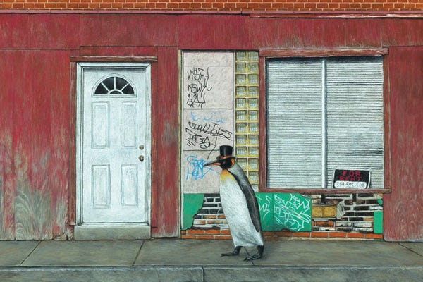 Reclaimed By Nature: Mr. Penguin by Mikhail Vedernikov