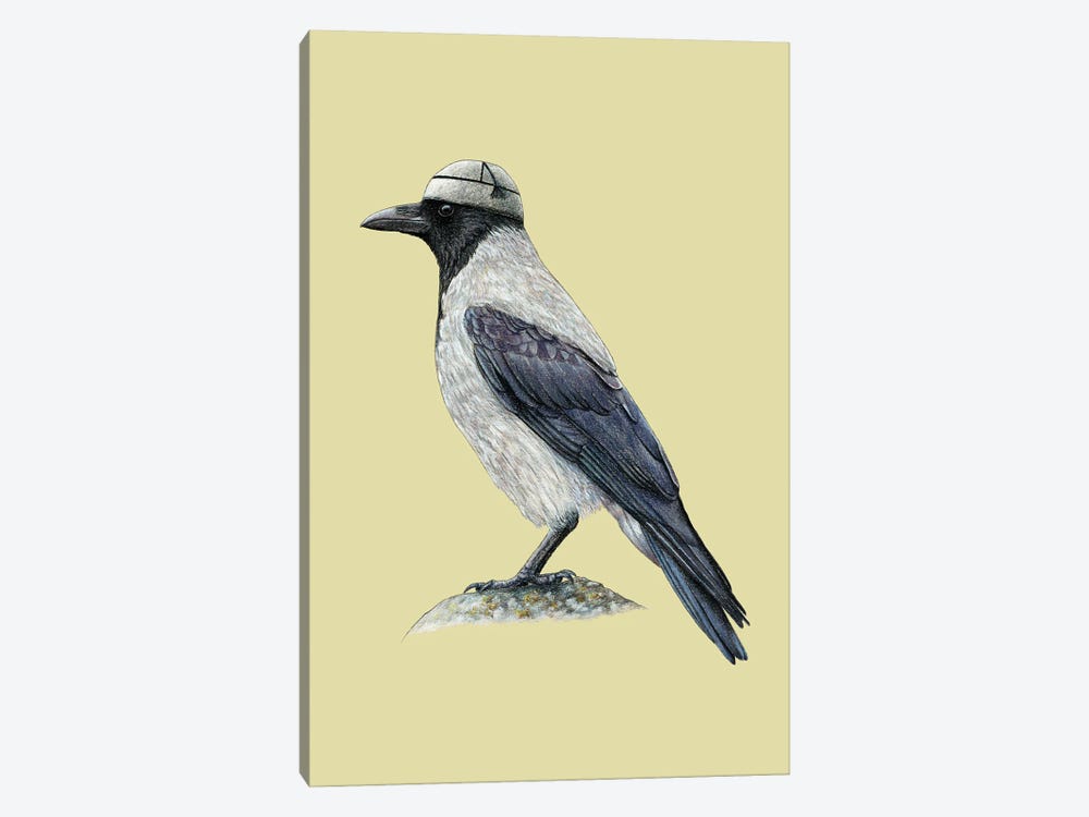 Hooded Crow II by Mikhail Vedernikov 1-piece Canvas Art Print